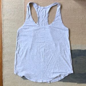 Lulu Lemon Light Gray Tank Top
